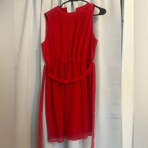 Double Zero Red Sleeveless Dress Size L